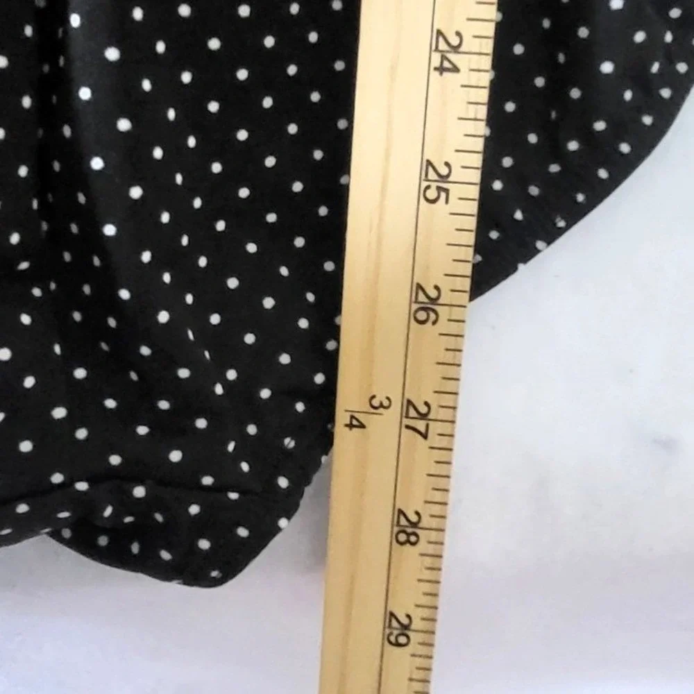 Miraclesuit Pin Point Oceanus Swim Suit 18 Tall Black Polkadot Tummy Control